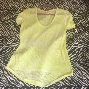 Size small Emma & Sam neon yellow tee
